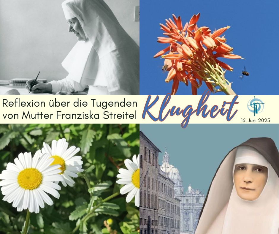 Reflexion über die Tugenden von Mutter Franziska Streitel – 5. Klugheit