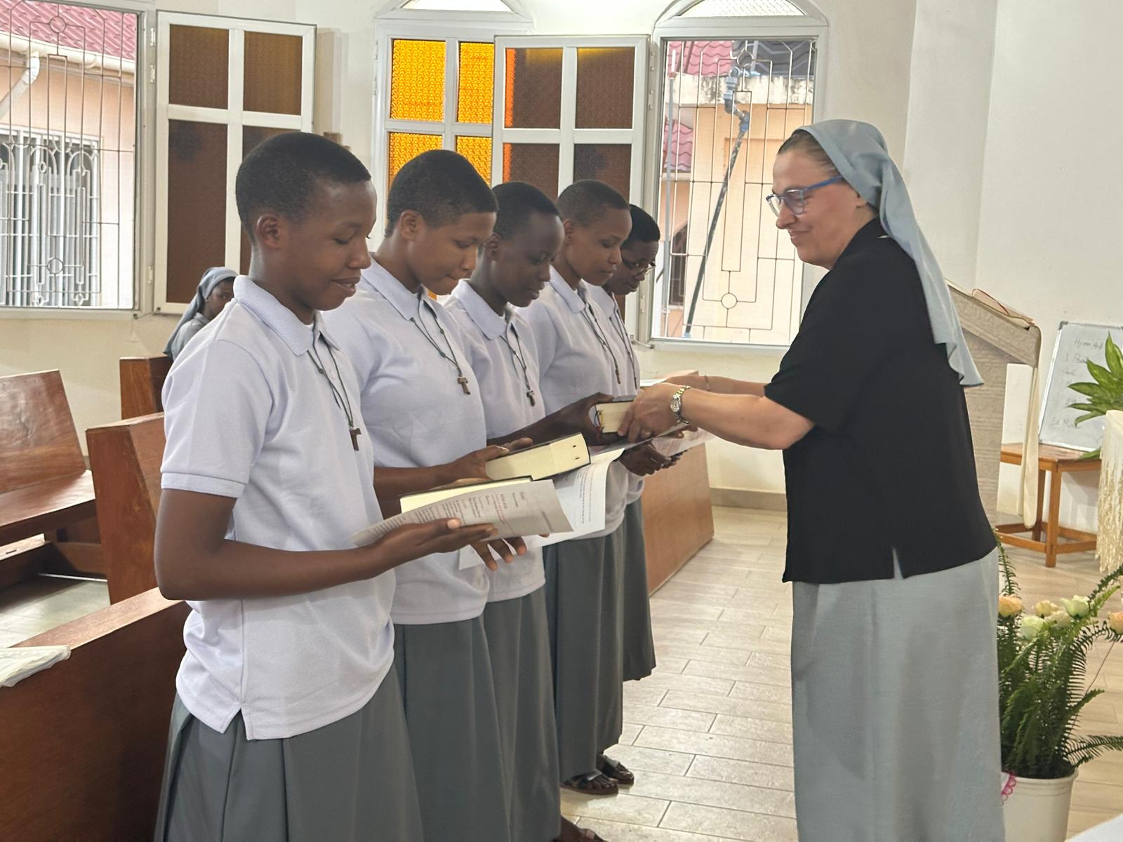 Anastazia, Esther, Neema, Rose, and Salome enter the Novitiate – Tanzania, August 9, 2026