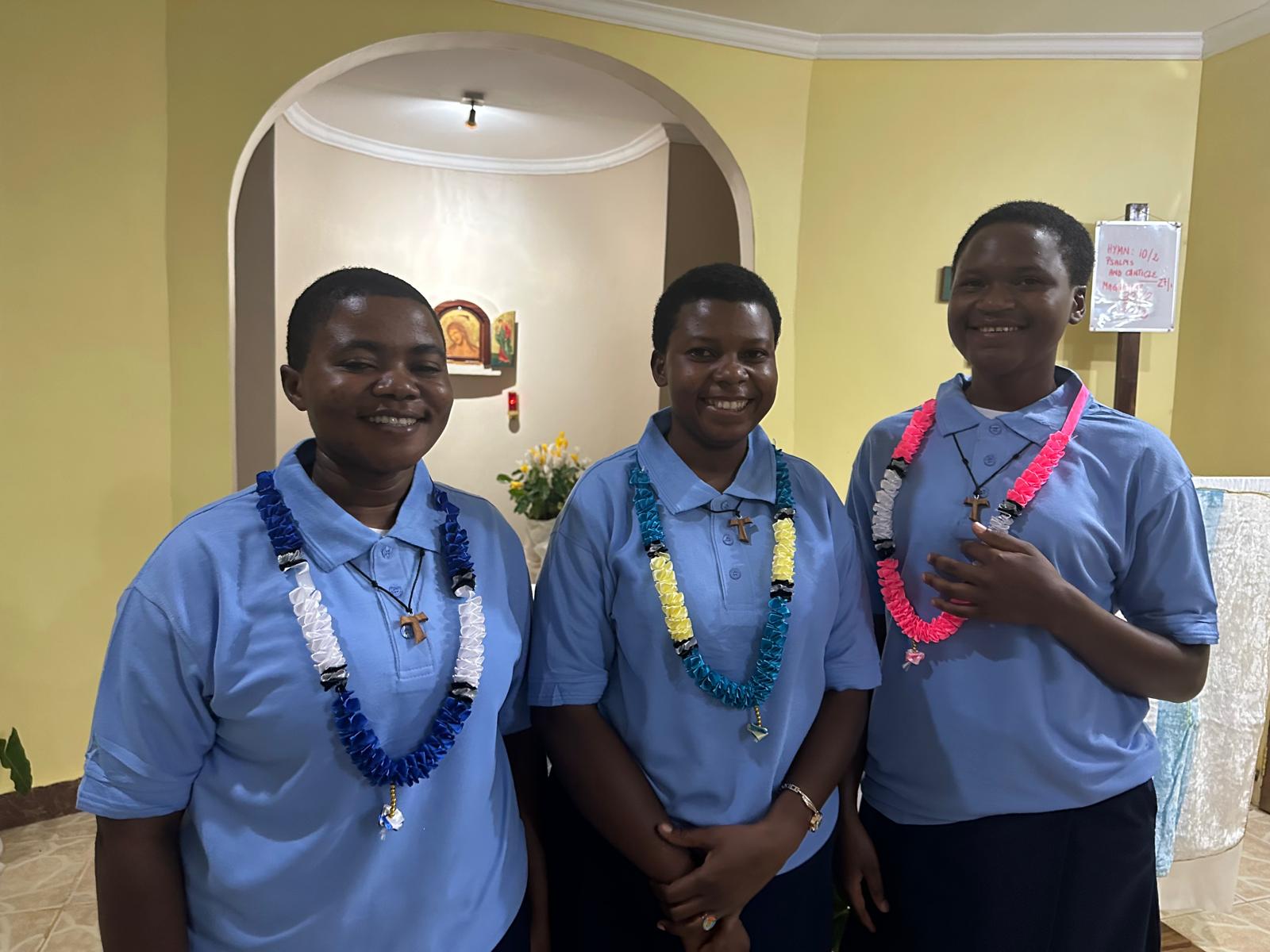 Maria, Pelepetua, and Pendo enter the Postulancy – Tanzania, August 16, 2026