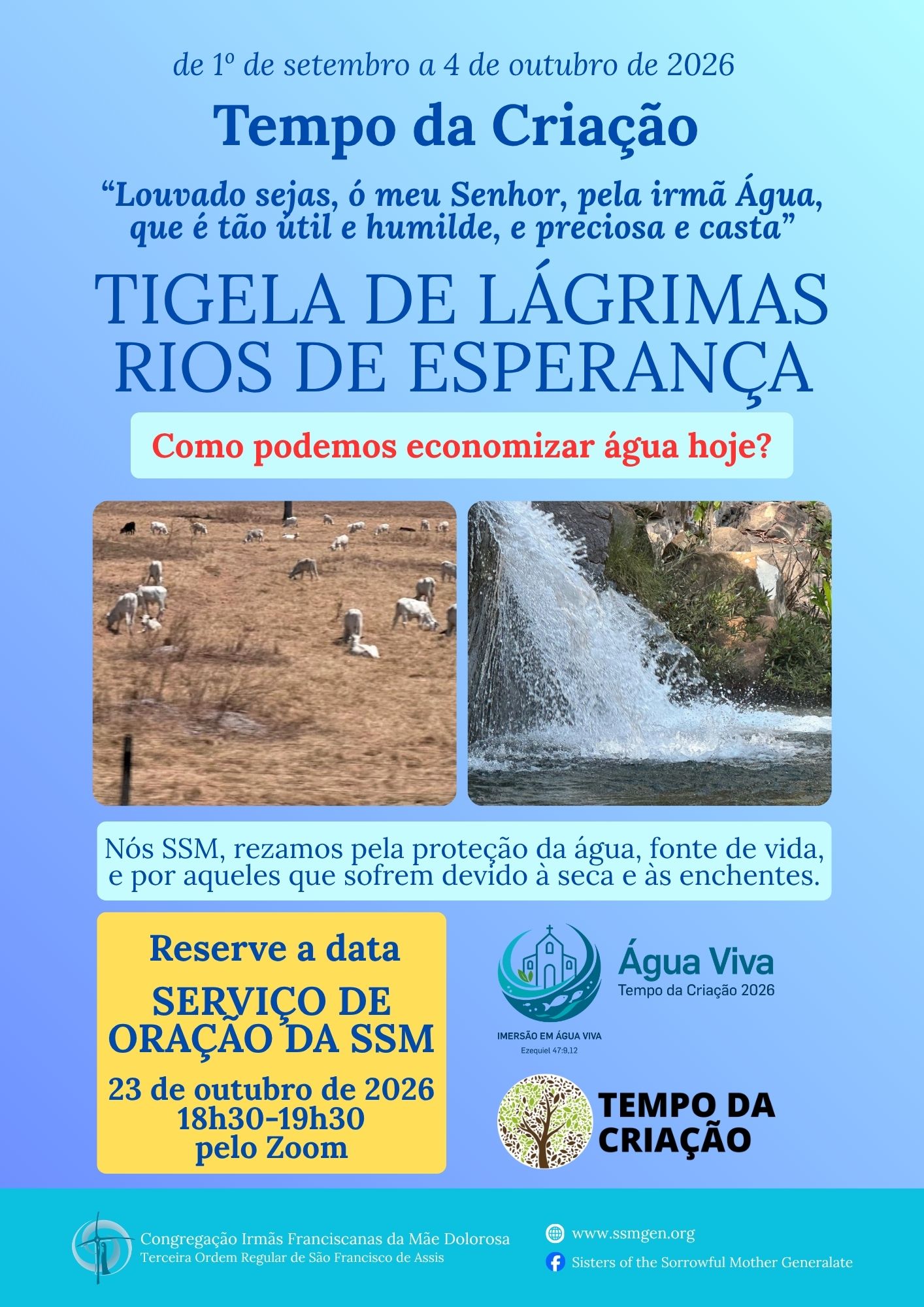Tempo da Criação 2026